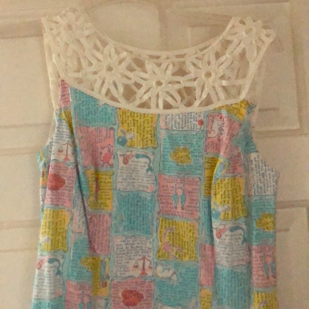 Lilly Pulitzer Horoscope A-line shift dress size 2